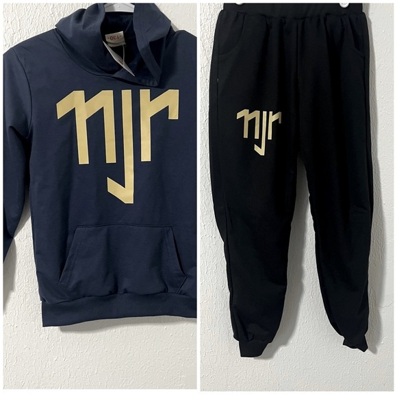 Neymar Jr Boys Size (6-7) Soccer Jogging Set Hooded Sweatshirt & Pants NWT - Picture 1 of 10